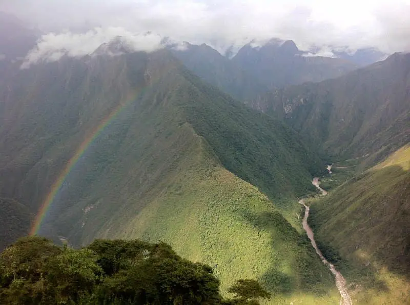 rainbow in Machu Picchu I Qoricancha Expeditions