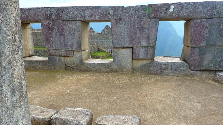 ventanas de  piedra  de  Machu Picchu 