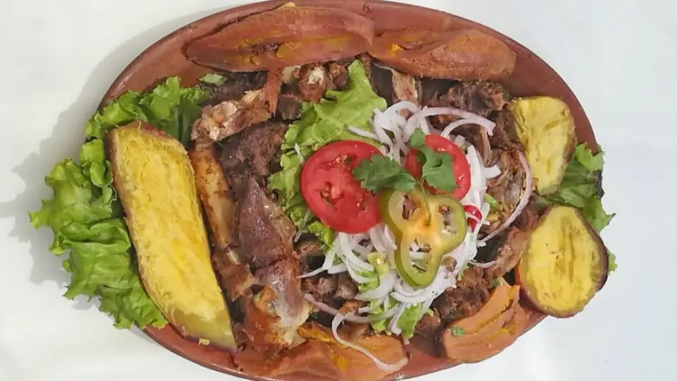 Copus plato típico de Piura