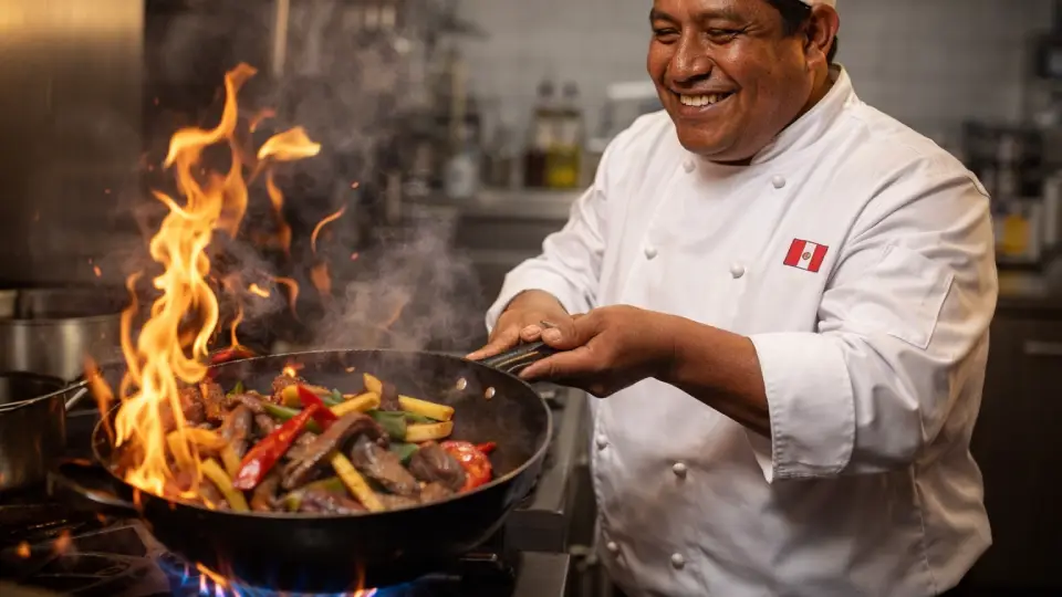 preparation of lomo saltado