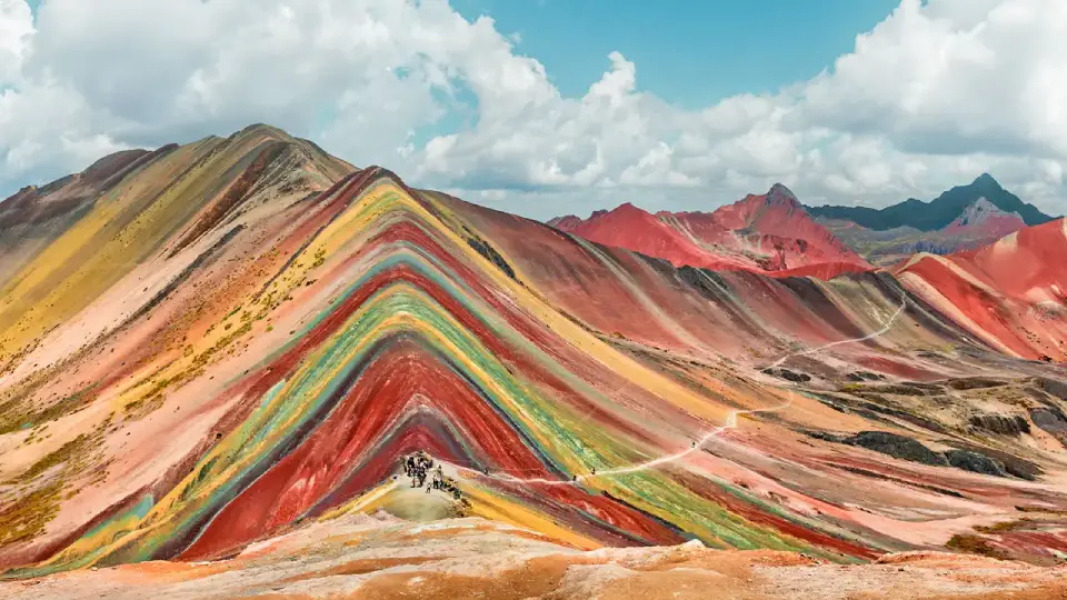 colorful mountain