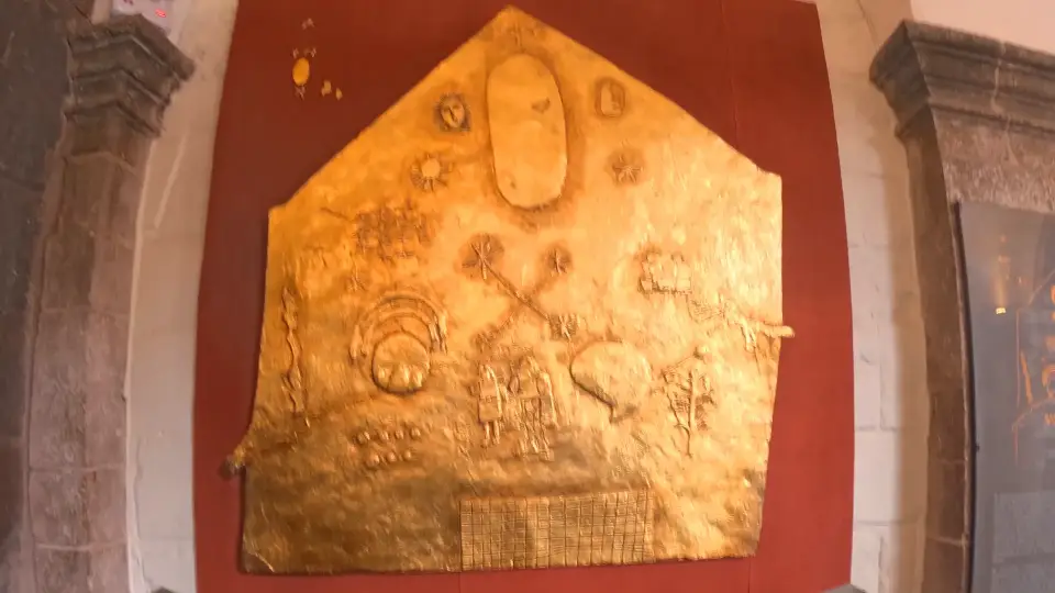 gold plate of the Inca trilogy