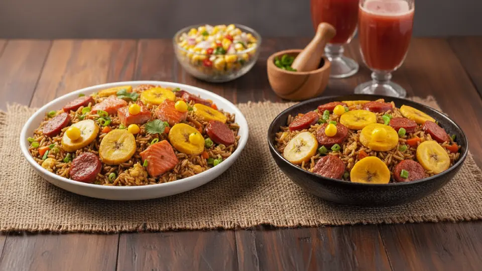 Apetecibles platos de chaufa amazónica 