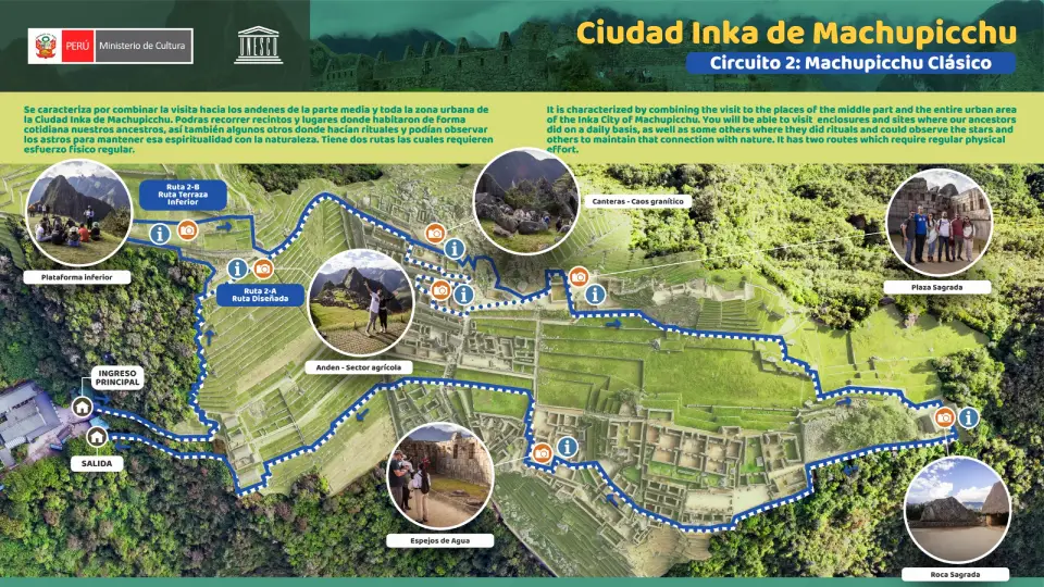 Route two tickets Machu Picchu Route two tickets Machu Picchu