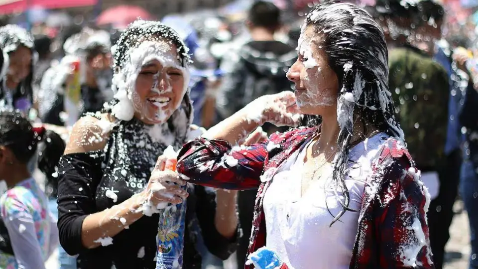 main day of the carnivals in Cusco