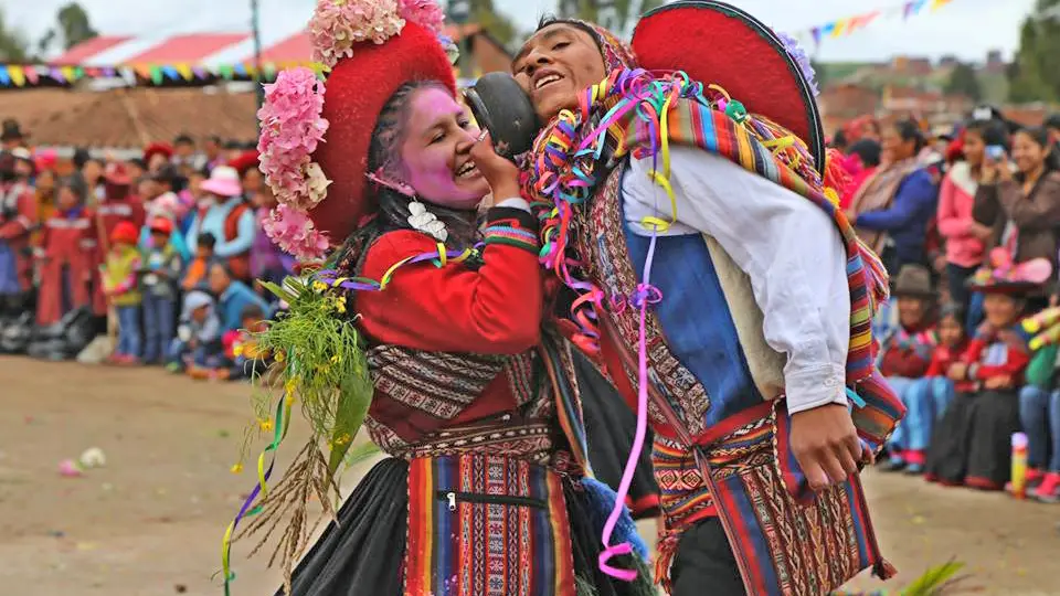 Carnival in the provinces of Cusco