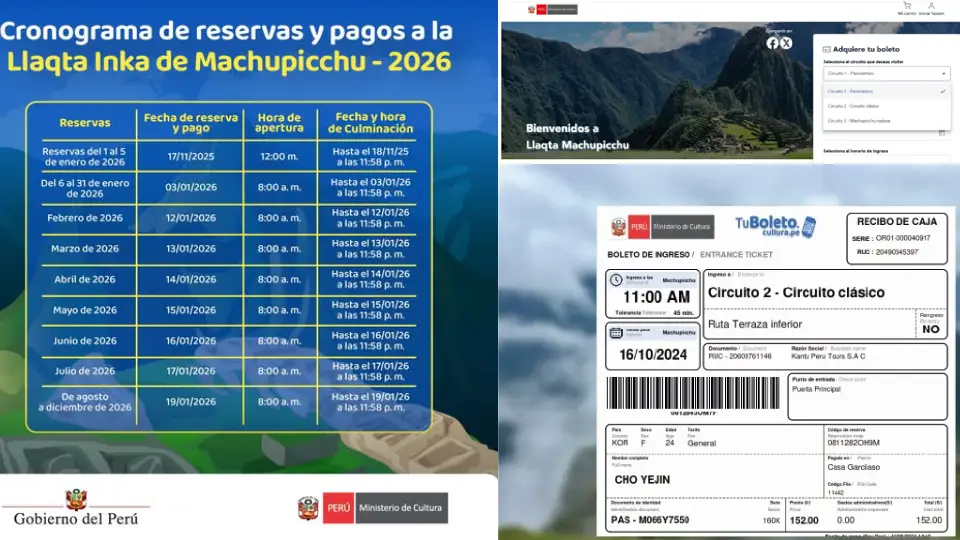 Entrance tickets to Machu Picchu Entrance tickets to Machu Picchu