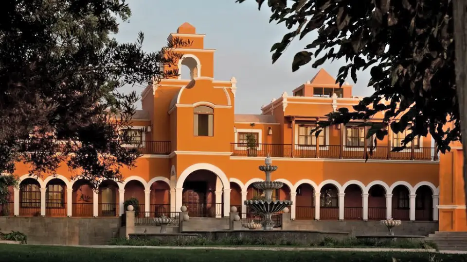 Vista de la hacienda Caravedo