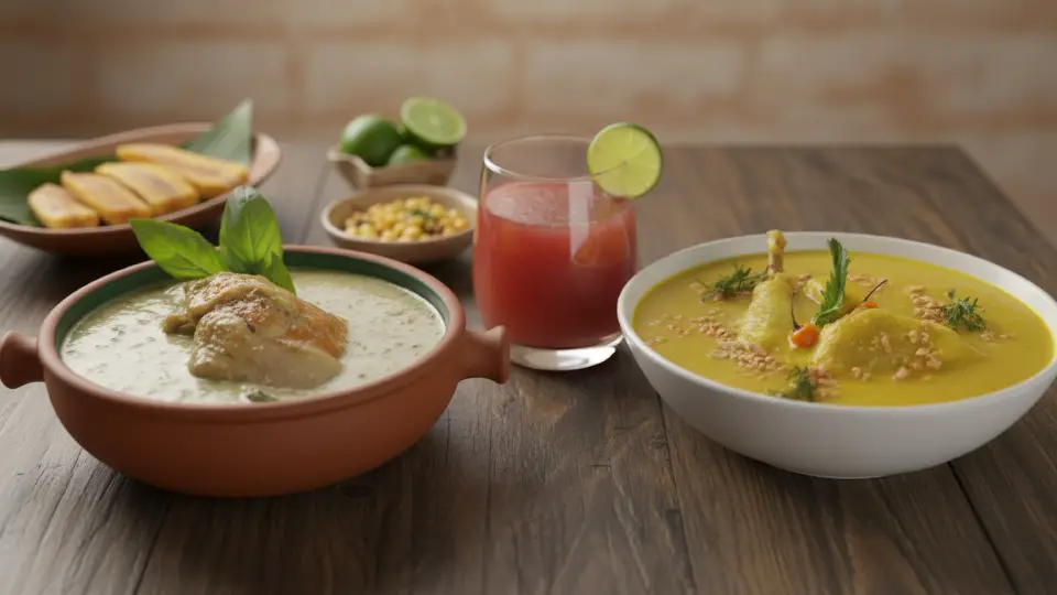 Inchicapi de gallina acompáñalo con jugo de Camú Camú