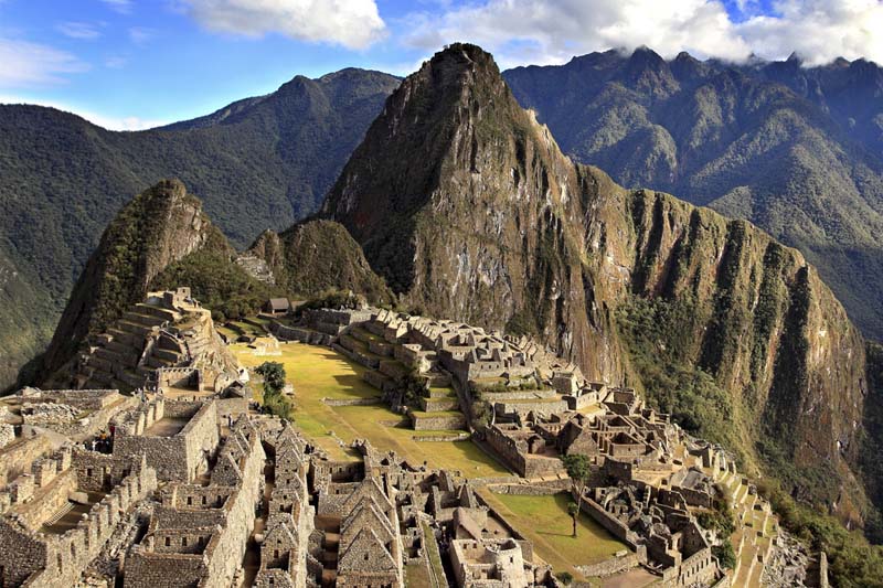Machu Picchu in high season Machu Picchu in high season