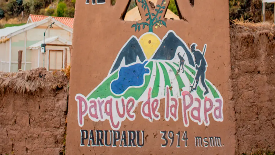 Parque de la papa en el Valle Sagrado de los Incas
