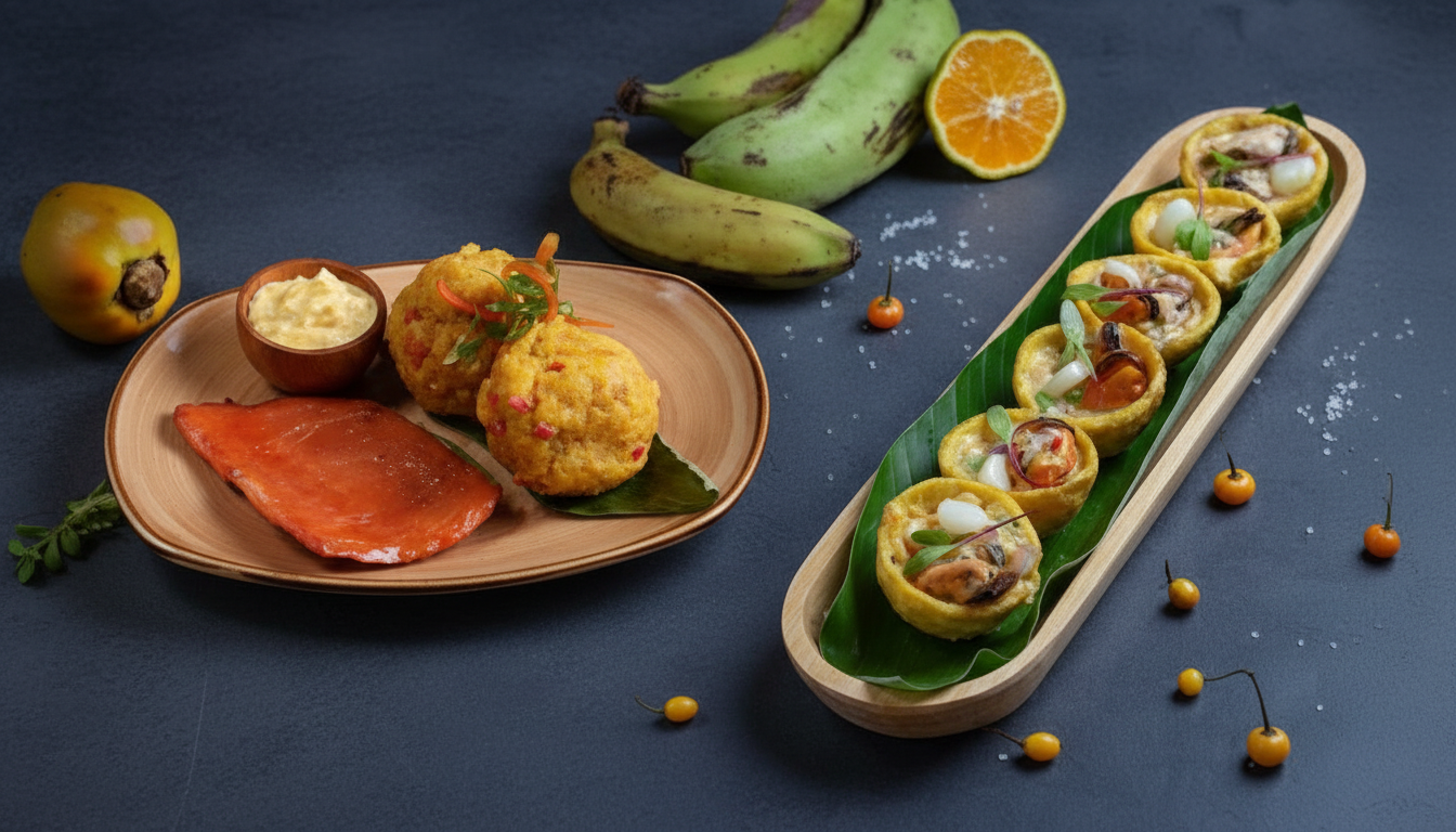 Tacacho con cecina listas para degustar