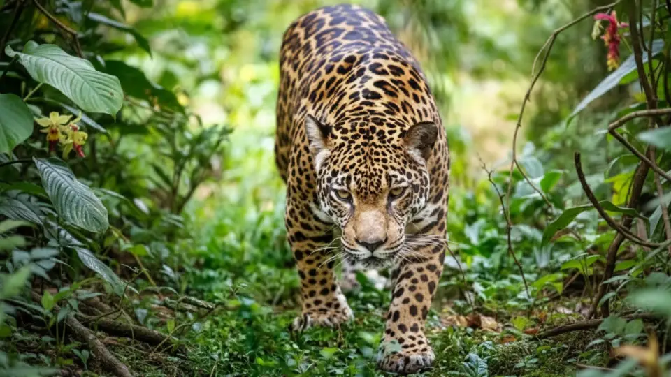 Precioso jaguar u otorongo - animal de la selva peruana