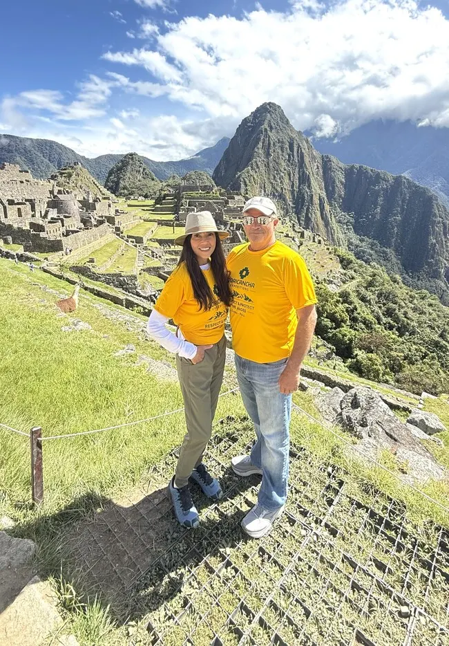 Our clients after Luxury Machu Picchu tour