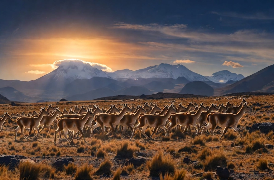 Camelidos en Perú