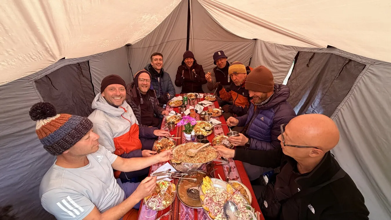 Meals prepared for our guests on the Inca Trail
