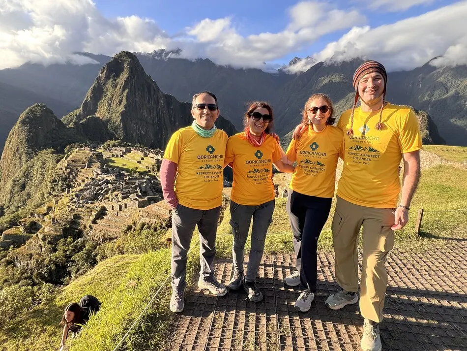 Machu Picchu View from Circuit 1B - Upper Terrace Route