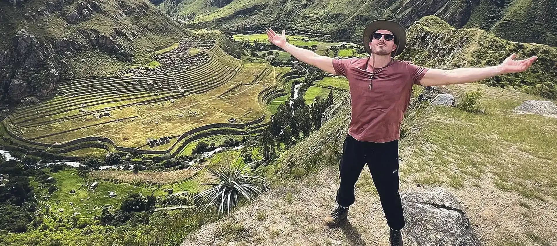 Classic Inca Trail Day 1 at Llactapata Inca site | Qoricancha Expeditions