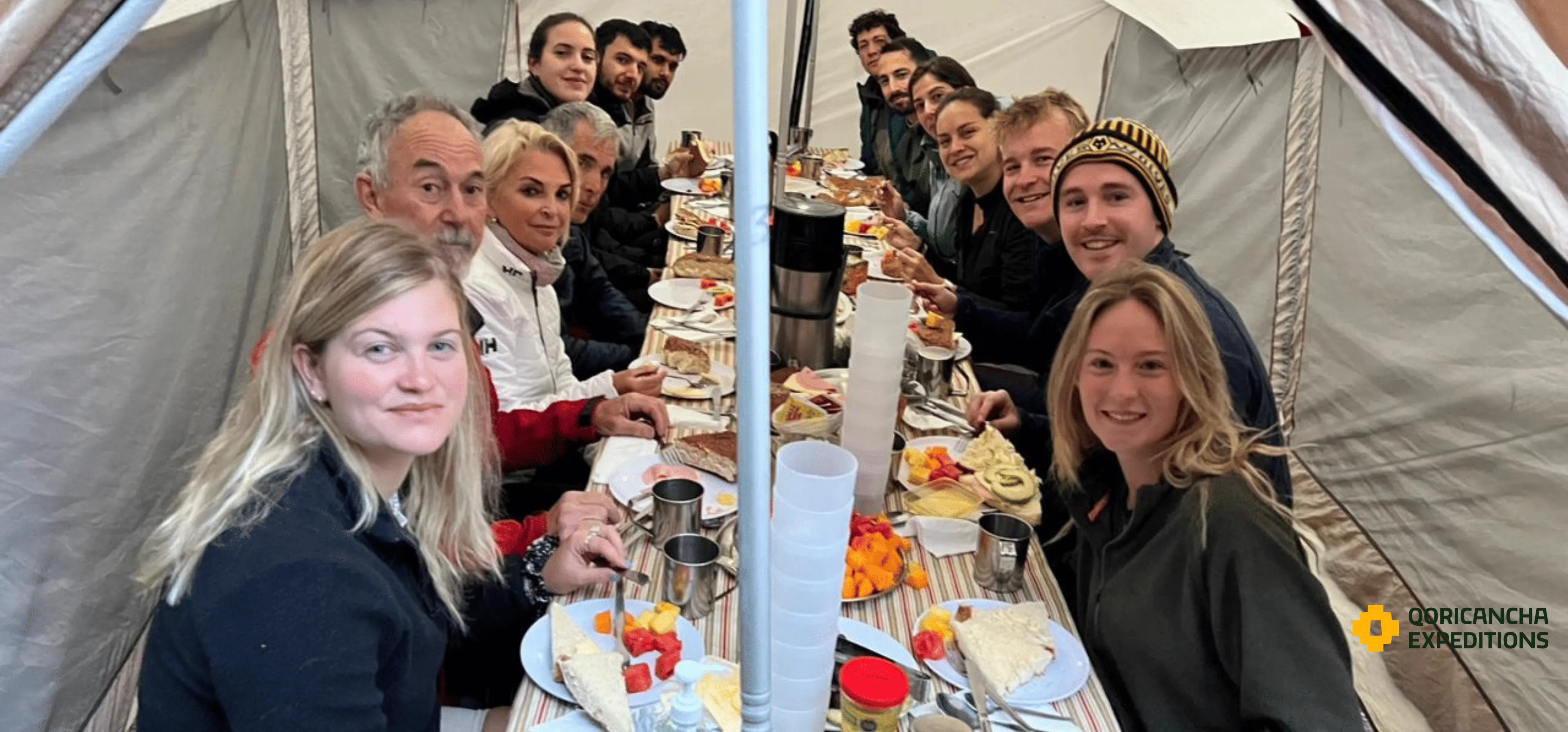 4-day Inca Trail to Machu Picchu – lunch stop.