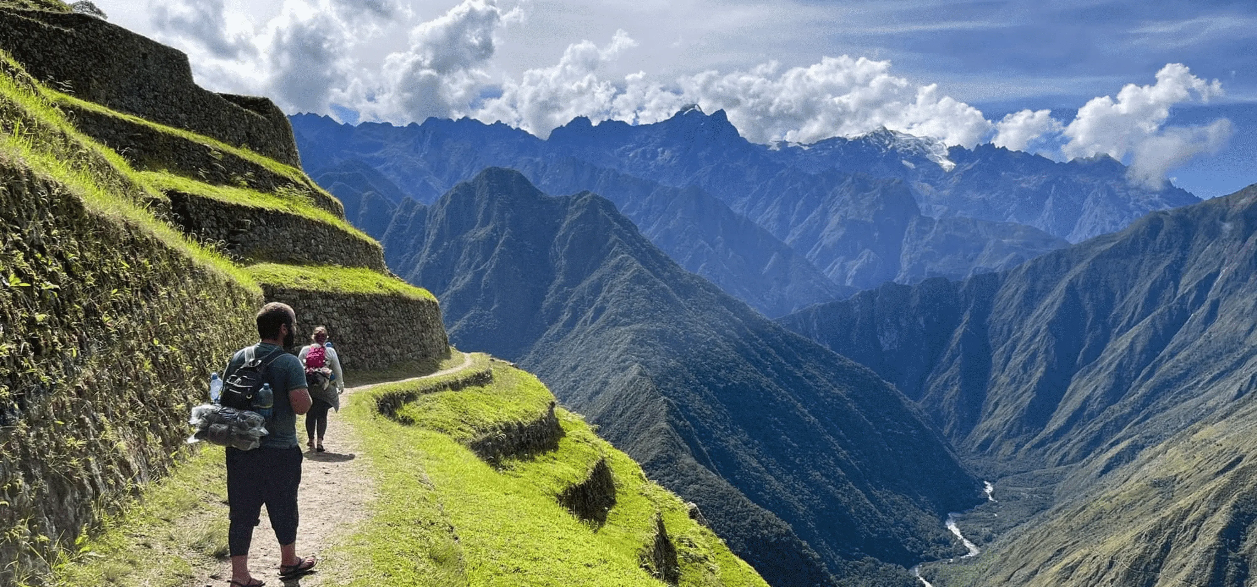 Intipata Inca site on Day 4 of the Classic Inca Trail | Qoricancha Expeditions