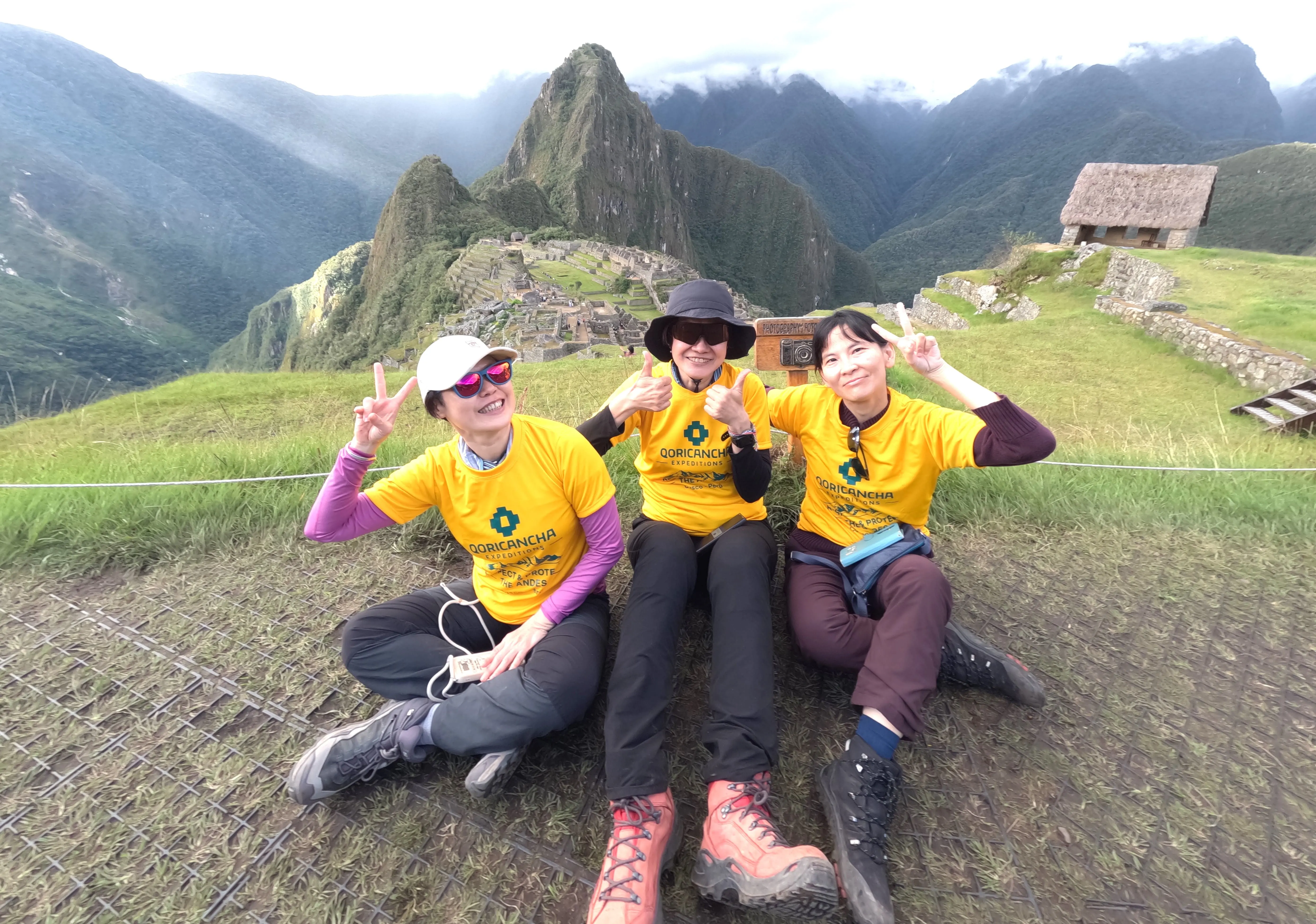 Our hikers at Machu Picchu Circuit 1 after the Short Inca Trail hike.